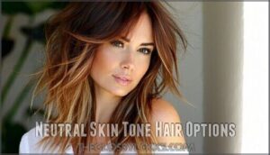neutral skin tone hair options