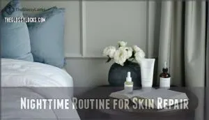 nighttime routine for skin repair