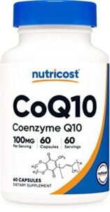Nutricost CoQ10 100mg, 60 Vegetarian B091MNGCXM