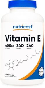 Nutricost Vitamin E 400 IU, B01I5OB3LW