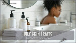 oily skin traits