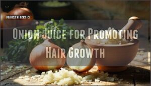 onion juice for promoting hair growth