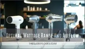 optimal wattage range and airflow