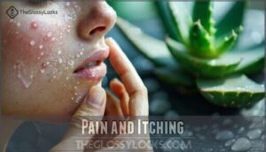 pain and itching