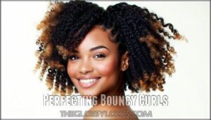 perfecting bouncy curls