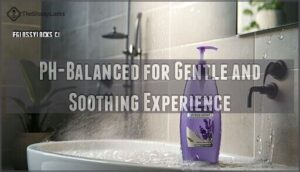 ph-balanced for gentle and soothing experience