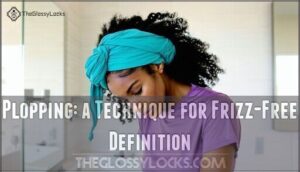 plopping: a technique for frizz-free definition