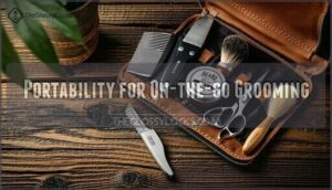 portability for on-the-go grooming