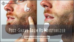 post-shave balm vs moisturizer