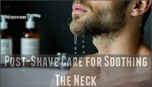 post-shave care for soothing the neck