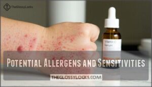 potential allergens and sensitivities