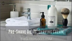 pre-shave oil vs. shaving cream