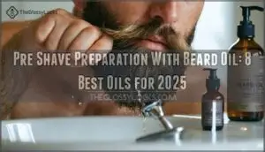 pre shave preparation with beard oil