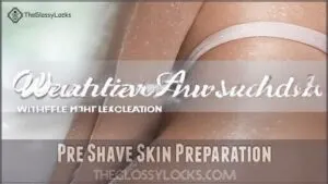 pre shave skin preparation