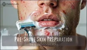 pre-shave skin preparation pre-shave skin preparation