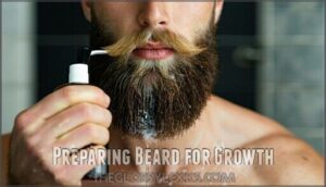 preparing beard for growth
