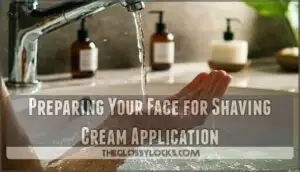 preparing your face for shaving cream application preparing your face for shaving cream application
