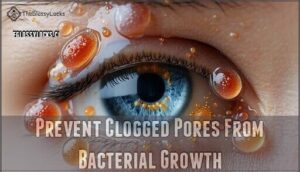 prevent clogged pores from bacterial growth