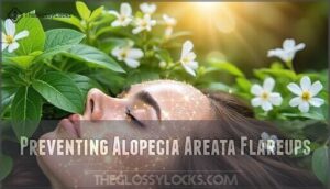preventing alopecia areata flareups