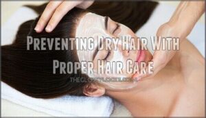 preventing dry hair with proper hair care
