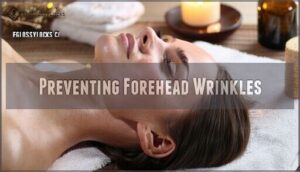 preventing forehead wrinkles