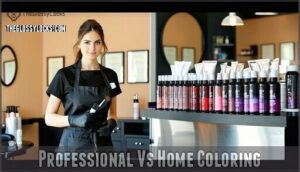 professional vs home coloring