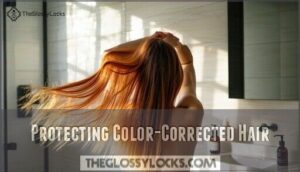 protecting color-corrected hair