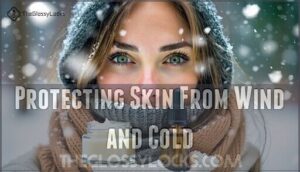protecting skin from wind and cold