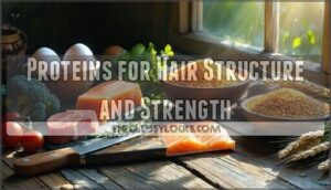 proteins for hair structure and strength