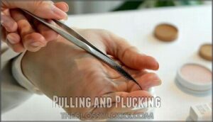 pulling and plucking