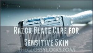 razor blade care for sensitive skin