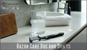 razor care dos and don'ts