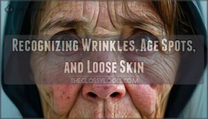 recognizing wrinkles, age spots, and loose skin