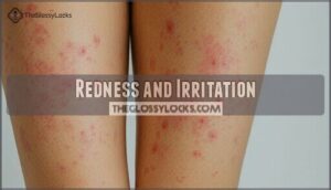 redness and irritation