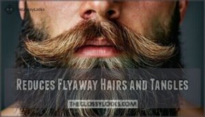 reduces flyaway hairs and tangles
