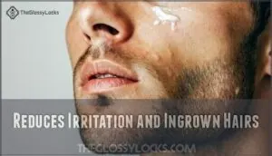 reduces irritation and ingrown hairs reduces irritation and ingrown hairs