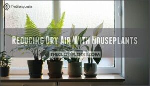 reducing dry air with houseplants