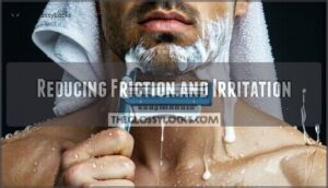 reducing friction and irritation