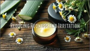 reducing redness and irritation