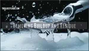 removing buildup and residue