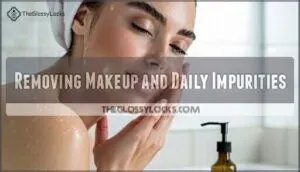removing makeup and daily impurities removing makeup and daily impurities