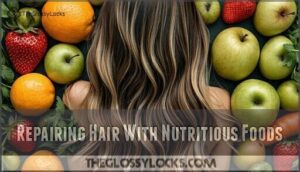 repairing hair with nutritious foods