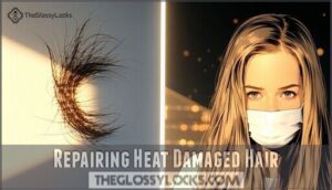 repairing heat damaged hair
