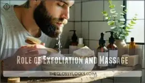 role of exfoliation and massage