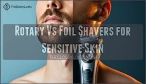 rotary vs foil shavers for sensitive skin