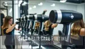 salon hair care routine