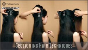 sectioning hair techniques sectioning hair techniques