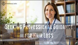 seeking professional guidance for hair loss