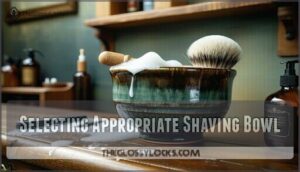selecting appropriate shaving bowl