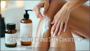 shaving cream and skin conditions